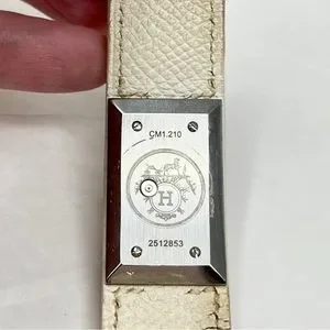 Hermès Ladies’ White Cherche Midi Watch Hermes | Accessories | Herms Ladies White Cherche Midi Watch  main image 4